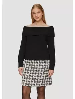 Пуловер s.Oliver Strickpullover langarm, черный