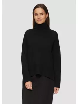 Пуловер s.Oliver Strickpullover langarm, черный