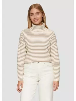 Пуловер s.Oliver Strickpullover langarm, цвет Braun-creme
