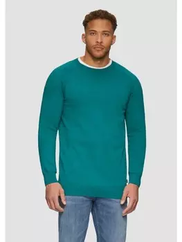 Пуловер s.Oliver Strickpullover langarm, цвет Petrol