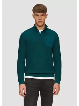 Пуловер s.Oliver Strickpullover langarm, цвет Petrol