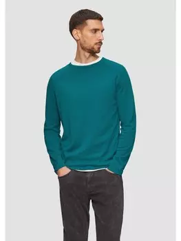 Пуловер s.Oliver Strickpullover langarm, цвет Petrol