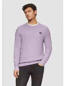 Пуловер s.Oliver Strickpullover langarm, фиолетовый