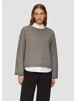 Пуловер s.Oliver Strickpullover langarm, коричневый