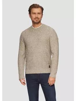 Пуловер s.Oliver Strickpullover langarm, коричневый