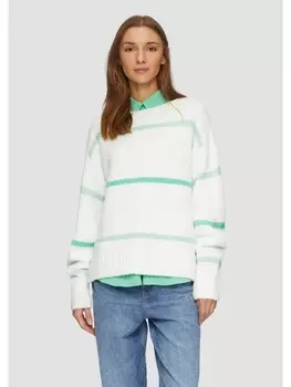 Пуловер s.Oliver Strickpullover langarm, кремовый