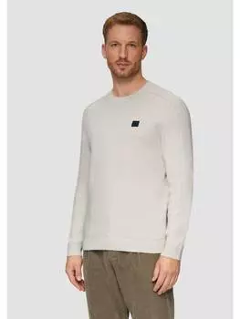 Пуловер s.Oliver Strickpullover langarm, кремовый