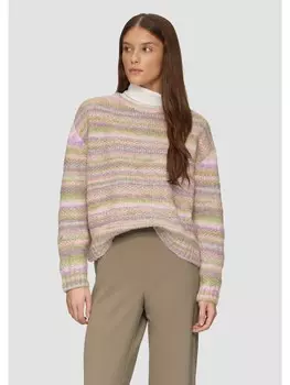 Пуловер s.Oliver Strickpullover langarm, оливковый