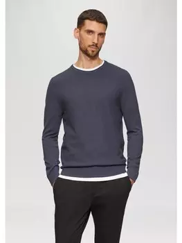 Пуловер s.Oliver Strickpullover langarm, синий