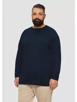 Пуловер s.Oliver Strickpullover langarm, синий