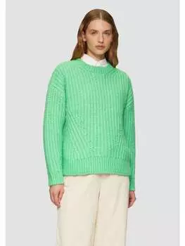 Пуловер s.Oliver Strickpullover langarm, зеленый