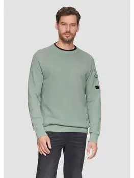 Пуловер s.Oliver Strickpullover langarm, зеленый
