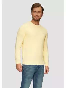 Пуловер s.Oliver Strickpullover langarm, желтый