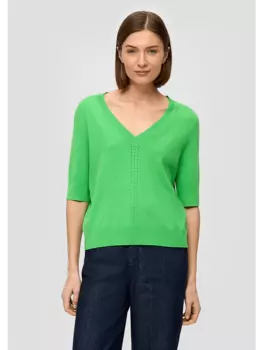 Пуловер s.Oliver, зеленый