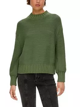 Пуловер s.Oliver, зеленый