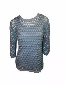 Пуловер с открытым швом из денима ANGEL, цвет denim