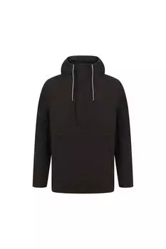 Пуловер с полумолнией на молнии Front Row, черный