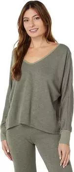 Пуловер с рукавами «летучая мышь» Hard Tail, цвет Olive Drab