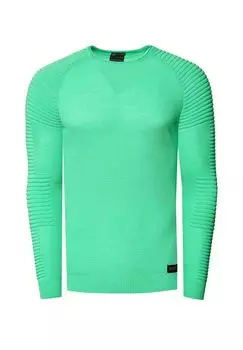 Пуловер с современным круглым вырезом RUSTY NEAL, зеленый