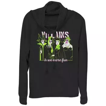 Пуловер с воротником-хомутом Disney's Villains Junior's Grunge Group Disney