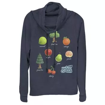 Пуловер с воротником-хомутом для юниоров Animal Crossing New Horizons Fruit And Trees Licensed Character