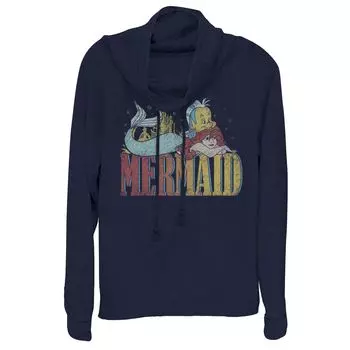 Пуловер с воротником-хомутом и графическим рисунком Ariel Flounder для детей Disney's The Little Mermaid Disney