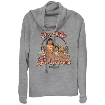 Пуловер с воротником-хомутом и графическим рисунком Disney's Lilo & Stitch Juniors Sisters Forever Licensed Character