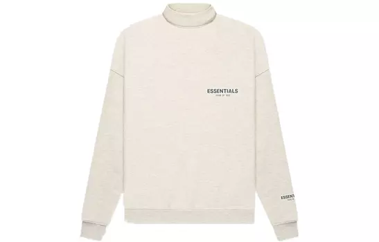 Пуловер с воротником-стойкой Core Collection Fear Of God Essentials, Light Oat