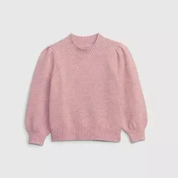 Пуловер с воротником-стойкой Gap, розовый