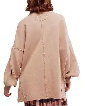 Пуловер с высоким воротником и свитером Free People Wonderful, коричневый/бежевый