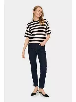 Пуловер SAINT TROPEZ, цвет schwarz/sand