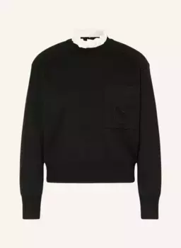 Пуловер Sandro, черный