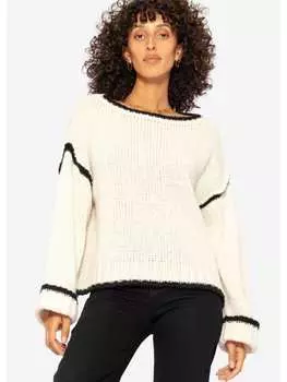 Пуловер SASSYCLASSY, белый