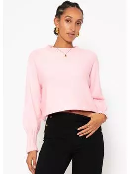 Пуловер SASSYCLASSY Crop Pullover, розовый