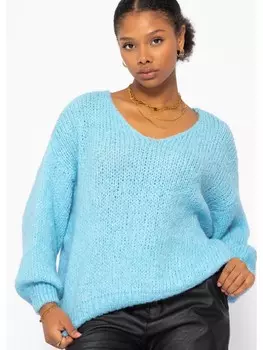 Пуловер SASSYCLASSY, голубой