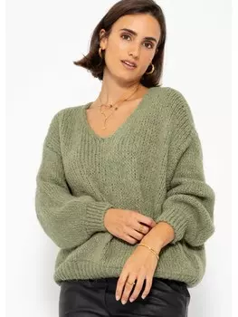 Пуловер SASSYCLASSY, хаки