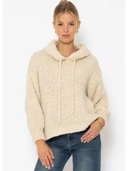 Пуловер SASSYCLASSY Kapuzenpullover, белый