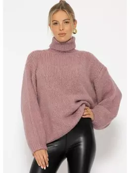 Пуловер SASSYCLASSY Oversize Pullover, цвет Puderrosa