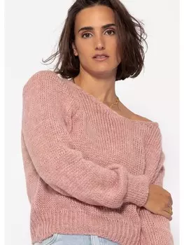 Пуловер SASSYCLASSY Oversize Strick, цвет altrosa