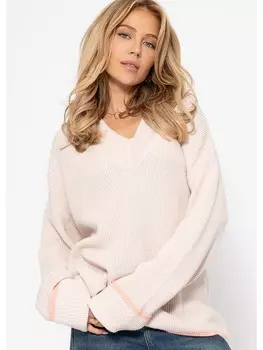 Пуловер SASSYCLASSY, розовый