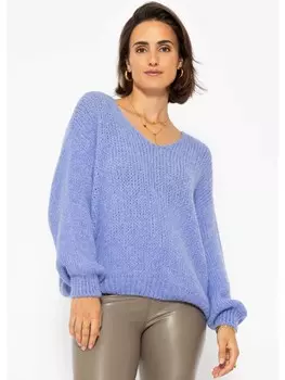 Пуловер SASSYCLASSY, сиреневый