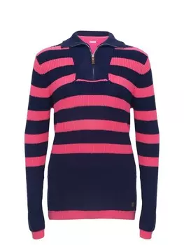 Пуловер SCHIETWETTER Rollkragen Sontje, цвет navy-pink