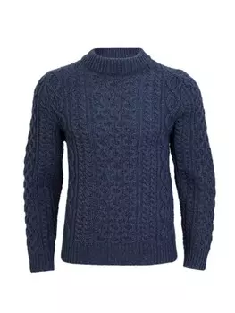 Пуловер SCHIETWETTER Zopfmuster Sterling, антрацит