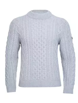 Пуловер SCHIETWETTER Zopfmuster Sterling, серый