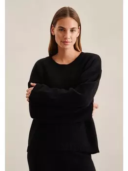 Пуловер Seidensticker, черный