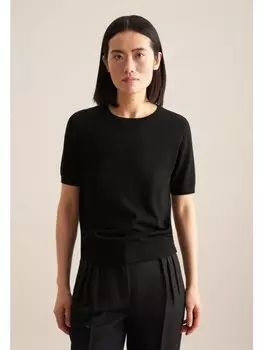 Пуловер Seidensticker Regular, черный