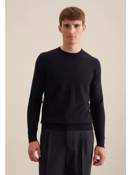 Пуловер Seidensticker, темно-синий