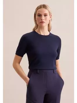 Пуловер Seidensticker, темно-синий