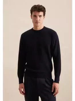 Пуловер Seidensticker, темно-синий