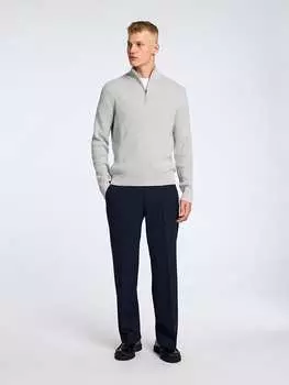 Пуловер SELECTED HOMME, светло-серый